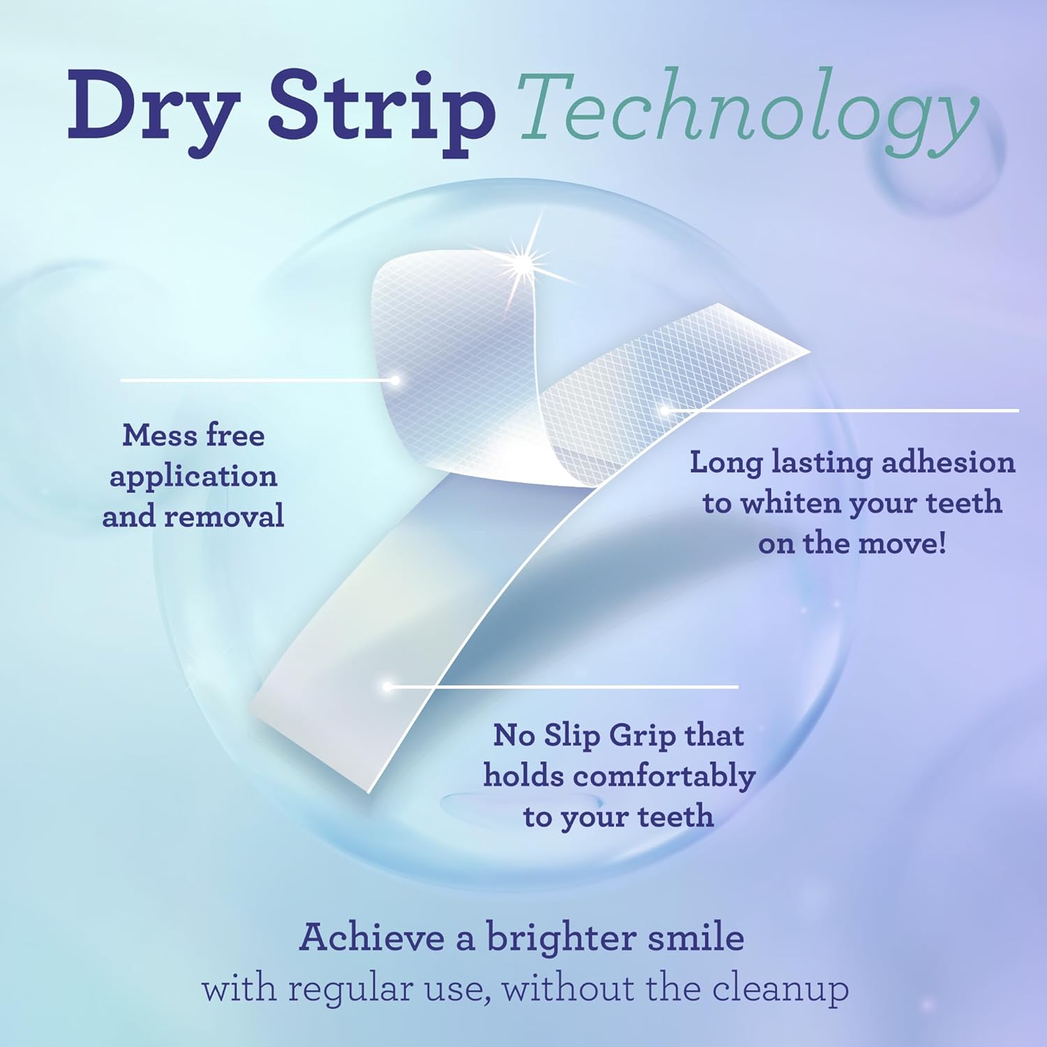 Teeth Whitening Strips - 16-Day Treatment with Non-Slip, Dry Strip Technology - Whitening Designed with Care for a Brighter Smile